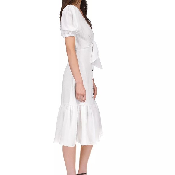 MICHAEL Michael Kors Tie Front Button Down Dress - Picture 4 of 4